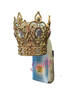 BBW Gold Jeweled Crown Nightlight Wallflower